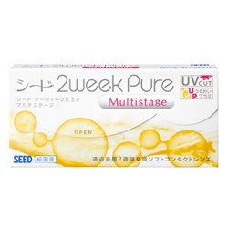 画像1: シード 2ウィークピュア マルチステージ(遠近両用)  6枚入 1箱＜SEED 2week Pure Multistage＞