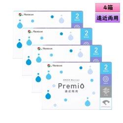 画像1: 【送料無料】メニコン 2week　プレミオ　遠近両用　6枚入り　4箱セット