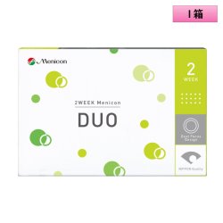 画像1: 【送料無料】メニコン 2ウィーク メニコン Duo デュオ 6枚入り 1箱＜Menicon Duo／2週間交換型／加入度数+0.50／両目約1.5ヶ月分＞