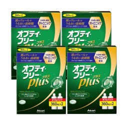 画像1: 日本アルコン オプティフリープラス 360mL×2本セット×4箱
