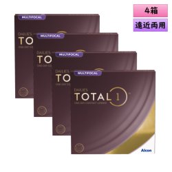 画像1: 日本アルコン デイリーズ トータルワン 遠近両用（マルチフォーカル） 90枚入 バリューパック 4箱セット＜ワンデーコンタクトレンズ／加入度数+1.25、+2.00、+2.50＞