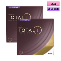 画像1: 日本アルコン デイリーズ トータルワン 遠近両用（マルチフォーカル） 90枚入 バリューパック 2箱セット＜ワンデーコンタクトレンズ／加入度数+1.25、+2.00、+2.50＞