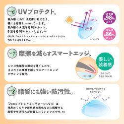 画像6: 2ウィーク プレミアム シリコーンUV II 6枚入 2箱セット＜さらにアップグレード／新素材レンズ／2週間交換型／ソフトコンタクトレンズ／両目1箱ずつ／約3ヶ月分／近視用＞