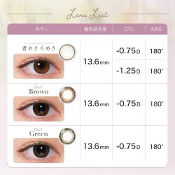 画像6: アイレ ネオサイト ワンデー シエル UV トーリック 10枚入 1箱＜Neo Sight 1day Ciel UV toric /乱視用カラコン＞