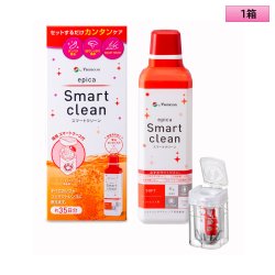 画像1: メニコン エピカ スマートクリーン 300mL 1箱 ＜Menicon epica Smart clean／ソフトコンタクトレンズ用ケア用品／つけ置き6時間以上／過酸化水素タイプ／カラコンにも＞