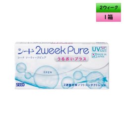 画像1: シード 2ウィークピュア 6枚入 1箱＜SEED 2week Pure／2週間交換型／近視用＞