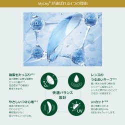 画像3: クーパービジョン マイデイ ワンデー 30枚入 4箱セット（左右2箱ずつ） ＜CooperVision MyDay／1日使い捨てタイプ＞