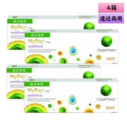 画像1: クーパービジョン マイデイ マルチフォーカル 30枚入 4箱セット（左右2箱ずつ） ＜1日使い捨て／遠近両用／加入度数+1.25、+1.75、+2.50／CooperVision myday 1day multifocal＞