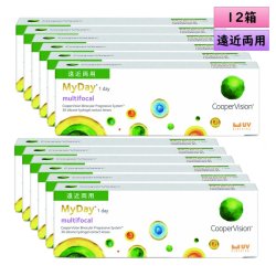 画像1: クーパービジョン マイデイ マルチフォーカル 30枚入 12箱セット（左右6箱ずつ） ＜1日使い捨て／遠近両用／加入度数+1.25、+1.75、+2.50／CooperVision myday 1day multifocal＞