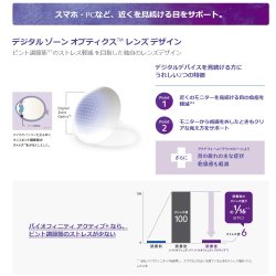 画像2: クーパービジョン バイオフィニティ アクティブ 2ウィーク 6枚入 1箱＜CooperVision Biofinity Active／2週間使い捨てタイプ／加入度数+0.25／デジタルサポートタイプ／近視用／遠視用／両目約1.5ヶ月分＞