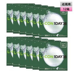 画像1: シンシア エルコンワンデー38　30枚入 12箱セット（左右6箱ずつ）＜Sincere L-CON 1DAY38／低含水レンズ／エルコンワンデーリニューアル品＞