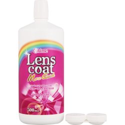 画像2: アイミー レンズコート モアクイック 500mL 1箱＜カラコン・ソフトコンタクトレンズ用ケア用品／Aime Lens coat More Quick 500mL／レンズケース1個付き／日本製／10分ケア／MPS＞