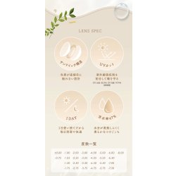 画像22: fromeyes 1-DAY Refrear　Unrolla（アンローラ） 10枚入 6箱セット（左右3箱ずつ） ＜カラー度数の組み合わせ自由／回らない水光カラコン／ワンデー／カラコン／フロムアイズ／リフレア／UVカット／度あり・度なし／シリコーンハイドロゲル／坂巻有紗さんイメージモデル＞