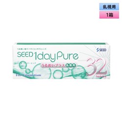 画像1: シード　ワンデーピュア うるおいプラス 乱視用 32枚入り 1箱＜1day Pure／Toric／トーリック／Astigmatism／乱視度数-2.25迄対応(180°のみ)／1日使い捨て＞