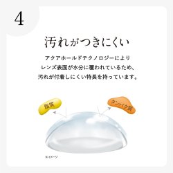 画像6: シード エアグレード 2ウィーク UV W-Moisture 6枚入 1箱 ＜SEED AirGrade 2week UV ダブルモイスチャー／2週間交換型／UVカット／シリコーンハイドロゲル／低含水／高酸素透過／うるおい持続／乾きにくい／コンタクトレンズ＞