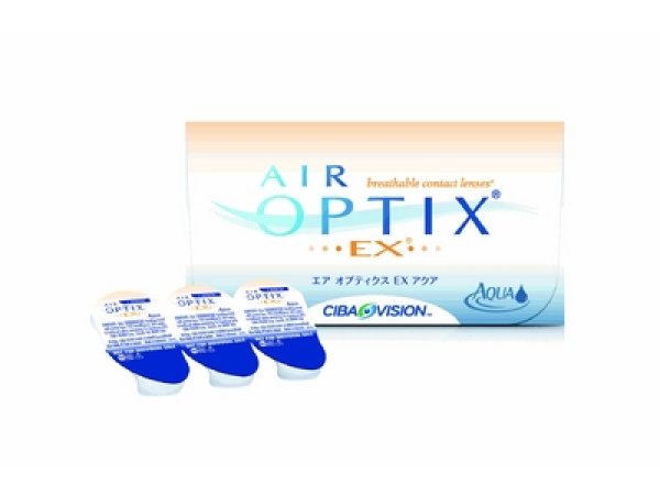 画像2: 日本アルコン　エアオプティクス EX アクア 3枚入 1箱＜Air OPTIX EX AQUA／1ヶ月タイプ／マンスリー／ワンマンス＞ (2)