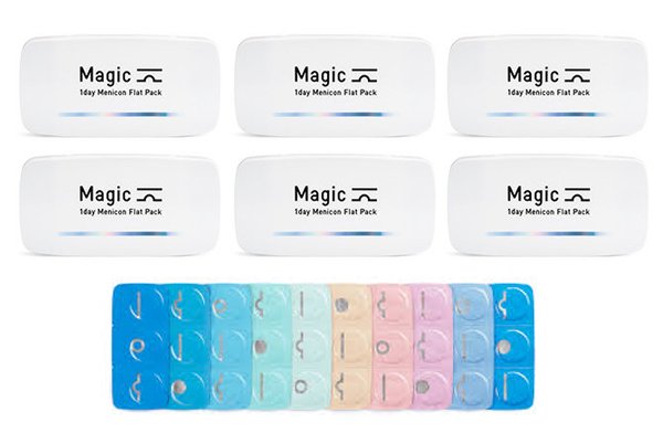 画像1: 【送料無料】メニコン magic 30枚入り 6箱（ワンデー マジック） (1)