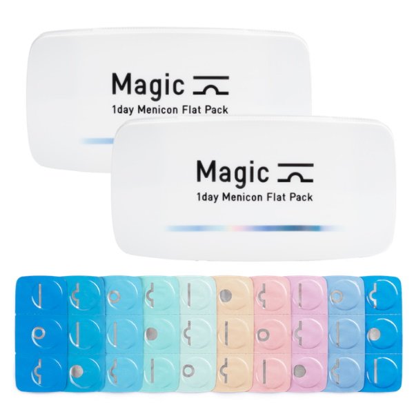 画像1: 【送料無料】メニコン magic 30枚入り 2箱セット（ワンデー マジック） (1)