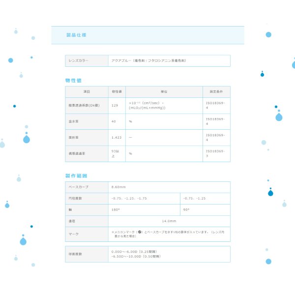 画像3: 【送料無料】メニコン 2ウィーク プレミオ 乱視用 6枚入り 1箱 (3)