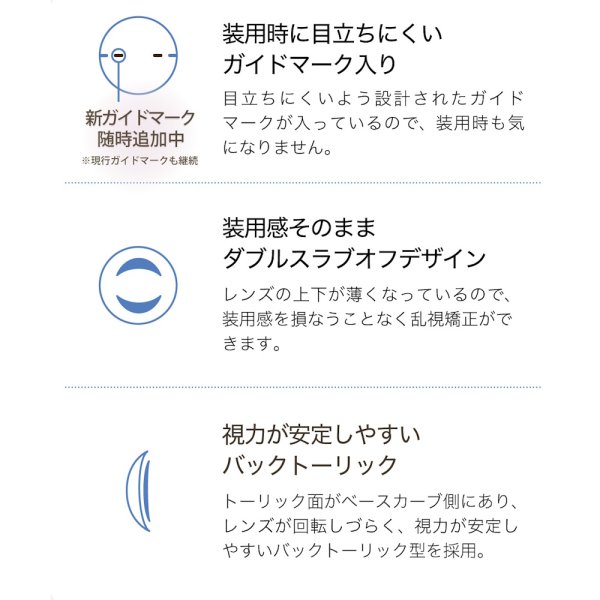 画像9: 【90°乱視対応!】ワンデーアイレリアルUVトーリック 30枚(10枚入×3箱) (9)