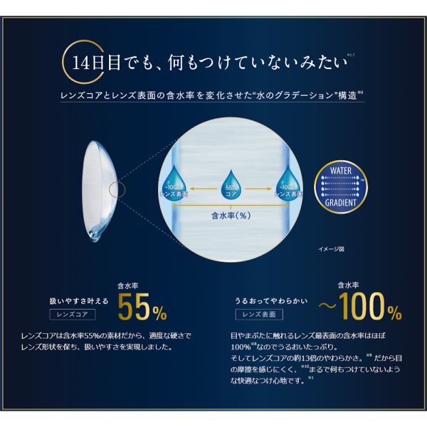 画像3: アルコン トータル14 6枚入 2箱セット<2ウィークコンタクトレンズ/トータルフォーティーン/ALCON/TOTAL14/シリコーンハイドロゲル> (3)