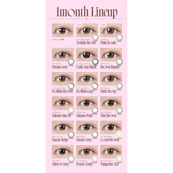 画像26: 【送料無料】 PIA MOLAK（モラク）1マンス 2枚入×6箱（左右3箱ずつ） 度あり・度なし 【宮脇咲良プロデュース】 (26)