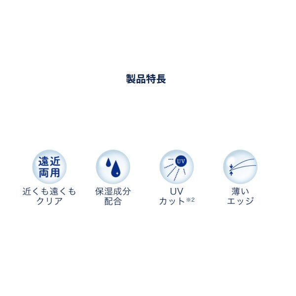 画像2: ジョンソン ワンデー アキュビュー モイスト マルチフォーカル 30枚入 1箱<遠近両用/加入度数+1.25、+1.75、+2.50/1day acuvue moist multifocal> (2)