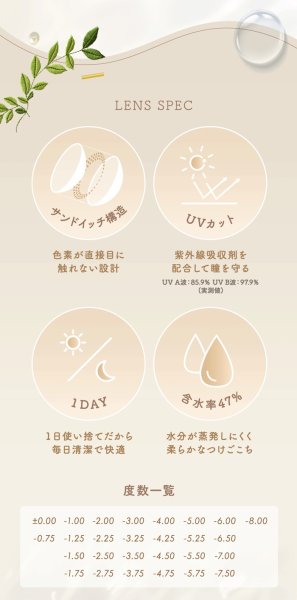 画像22: fromeyes 1-DAY Refrear　Unrolla（アンローラ） 10枚入 1箱 ＜回らない水光カラコン／ワンデー／カラコン／フロムアイズ／リフレア／UVカット／度あり・度なし／シリコーンハイドロゲル／坂巻有紗さんイメージモデル＞ (22)