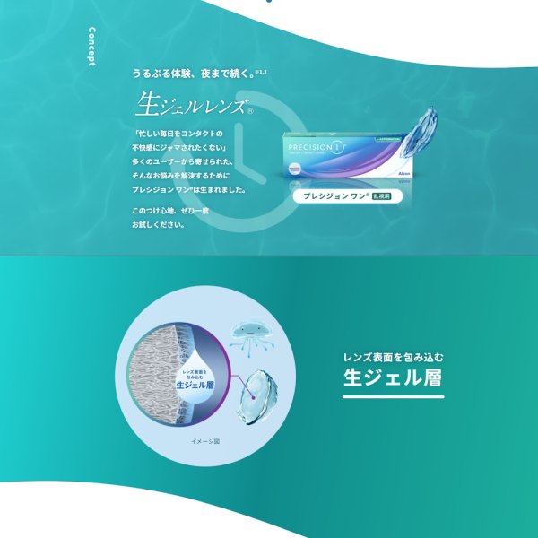 画像4: アルコン プレシジョン ワン 乱視用 90枚入 ボリュームパック 1箱 ＜ ワンデーコンタクトレンズ ／ ALCON PRECISION1 ／ Toric ／ Astigmatism ＞ (4)