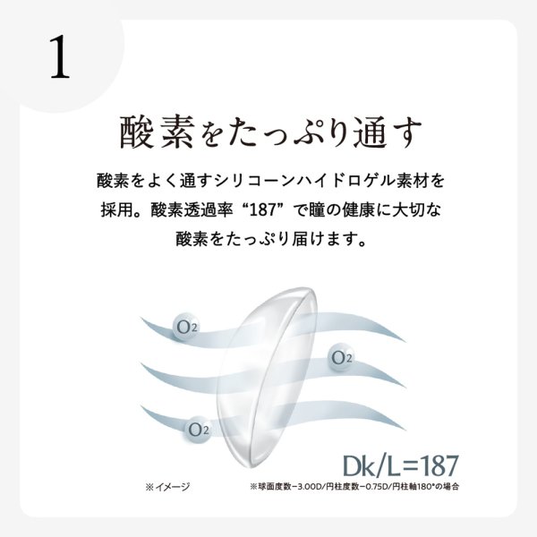 画像8: シード　エアグレード ワンデー UV ダブルモイスチャー トーリック（乱視用） 30枚入 1箱 ＜SEED AirGrade 1day UV W-Moisture TORIC／Astigmatism／両目15日分＞ (8)