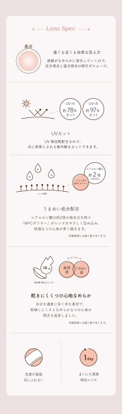 画像14: アイレ エルーミャワンデー マルチフォーカル  10枚入 1箱＜Aire Elumia 1day Multifocal／遠近両用カラコン／1日交換型／加入度数+0.75・+1.50／UVカット／高含水／ポスト投函＞ (14)