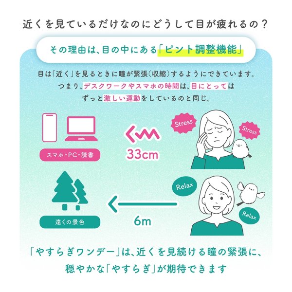 画像6: シンシア　やすらぎワンデー 30枚入り 1箱 ＜Sincere pranair 1day／ピントアシストレンズ／スマホ用・サポートレンズ／高含水／UVカット／両眼15日分＞ (6)